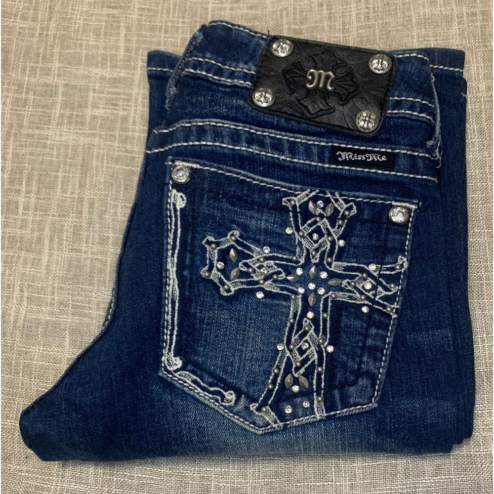 Miss Me Cross Pocket Jeans 27